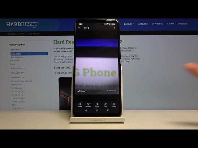 Video thumbnail for How To Turn On/Off Camera Watermark on ASUS ROG PHONE 2 - Camera Options