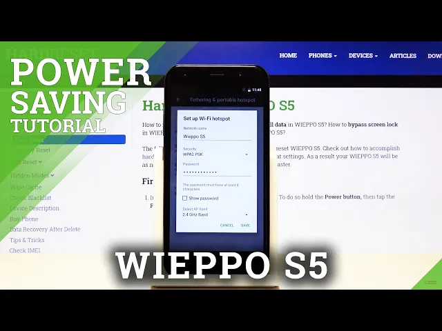 Video thumbnail for How to Enter Power Saving Mode in WIEPPO S5 – Save Battery
