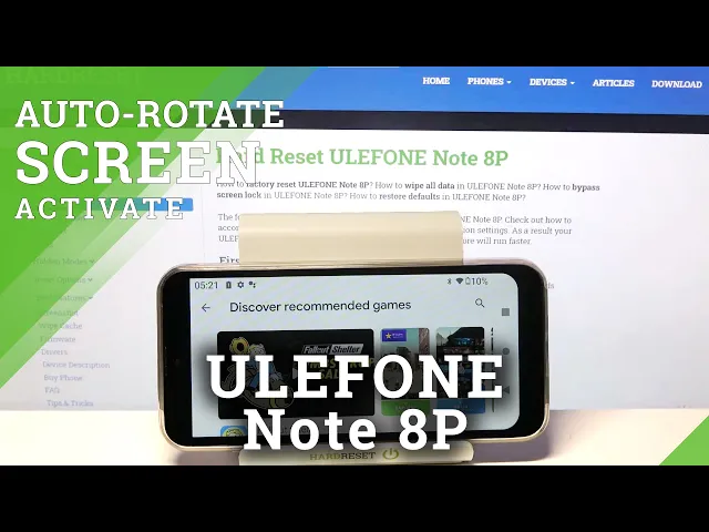 Video thumbnail for ULEFONE Note 8P and Auto-Rotation – Landscape and Portrait Orientations