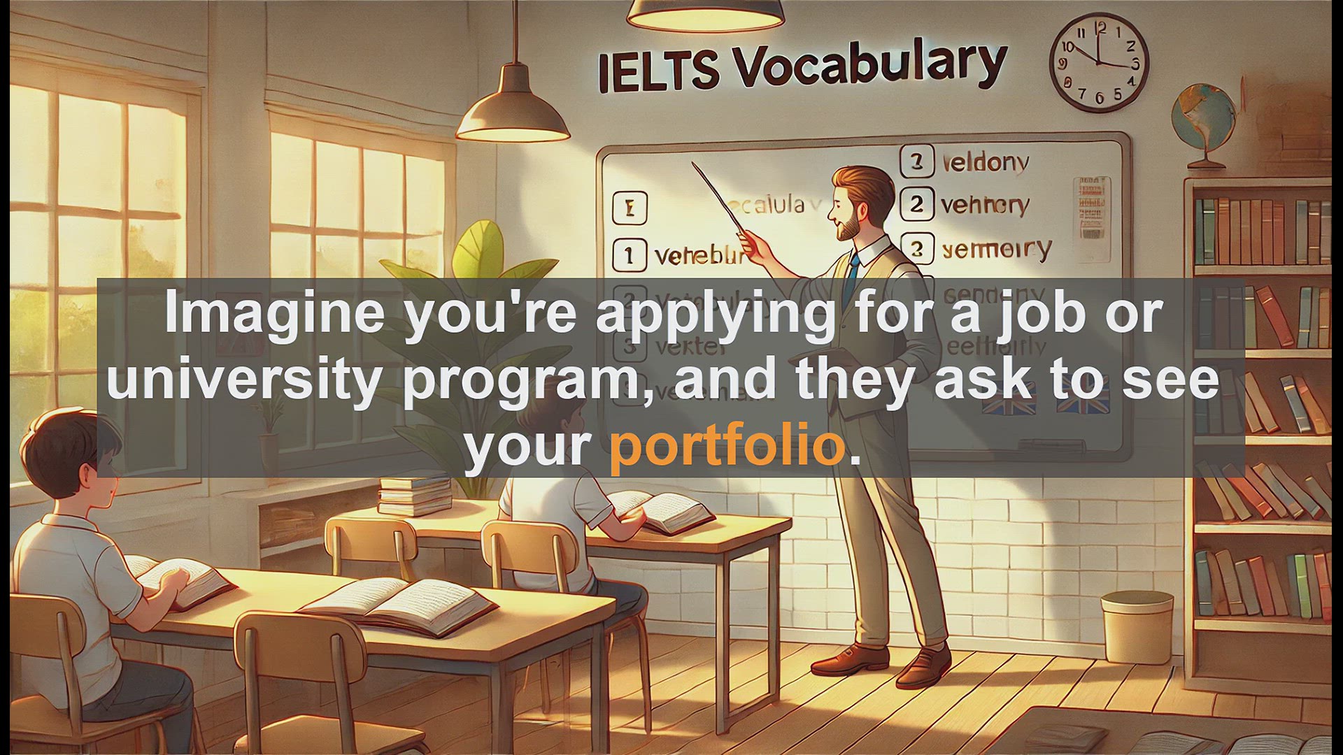 'Video thumbnail for 2500 Must Know IELTS 6.5 Vocabulary - What Is a Portfolio? Key Insights for IELTS Success'