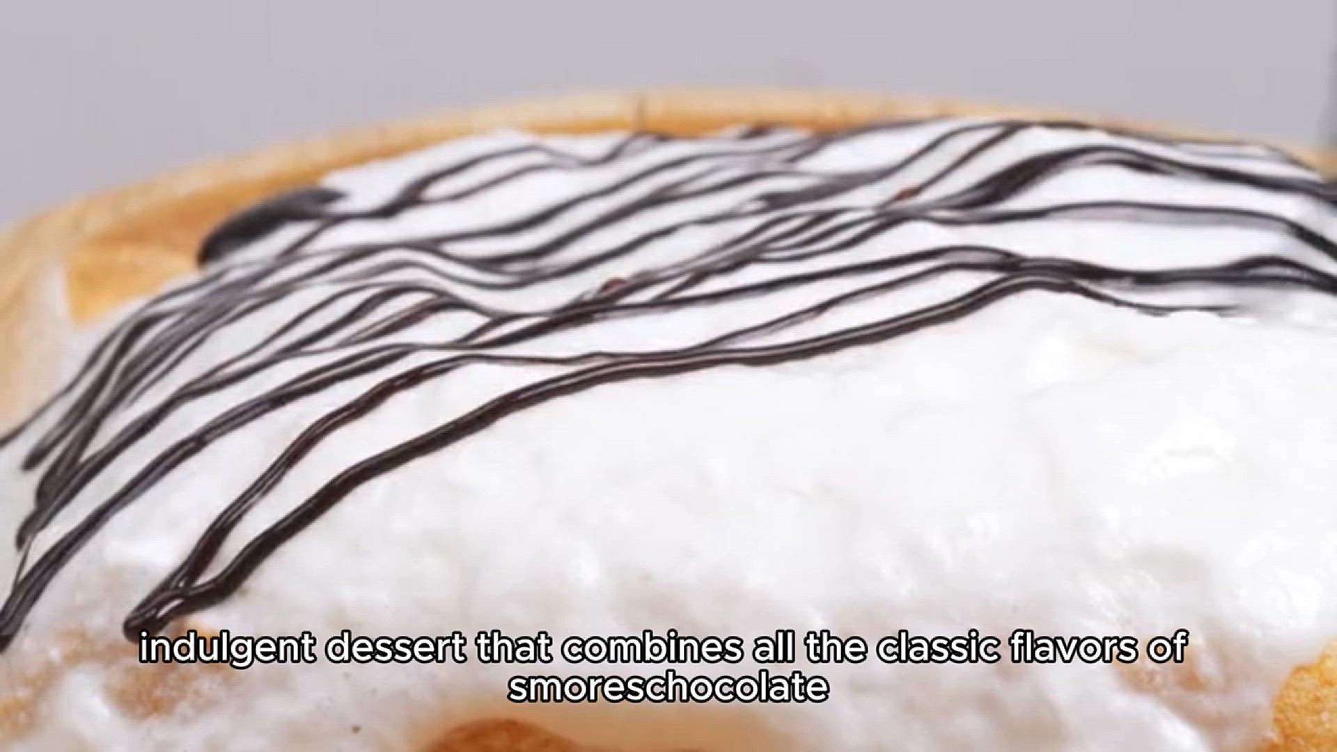 Video thumbnail for S'mores pie