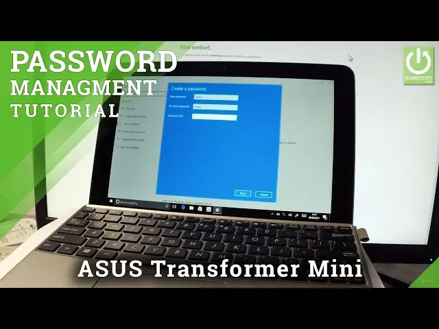Video thumbnail for How to Add Password in ASUS Transformer Mini - Use Windows Password