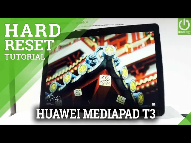 Video thumbnail for Factory Reset in HUAWEI MEDIAPAD T3 - Hard Reset / Restore EMUI
