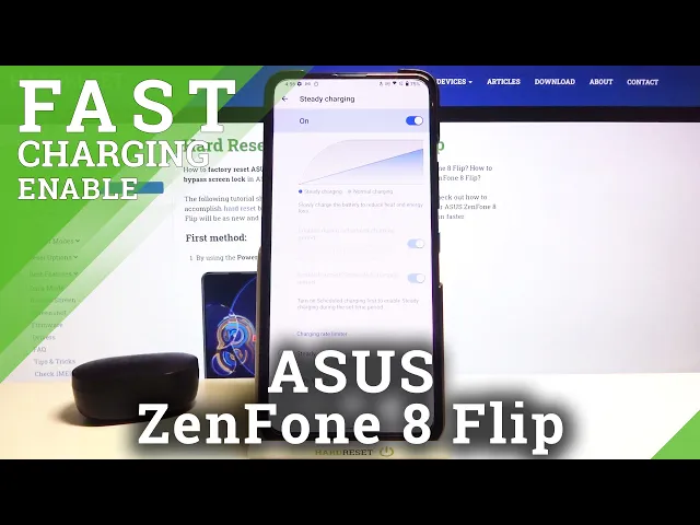 Video thumbnail for How to Switch Off Fast Charging in ASUS ZenFone 8 Flip – Swap Charging Type