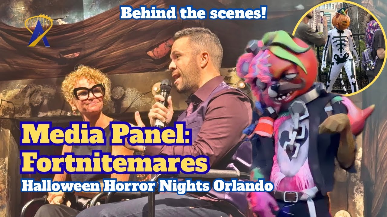Video thumbnail for Fortnite at Halloween Horror Nights, Universal Creative Talks Fortnitemares At Media Event - HHN 35