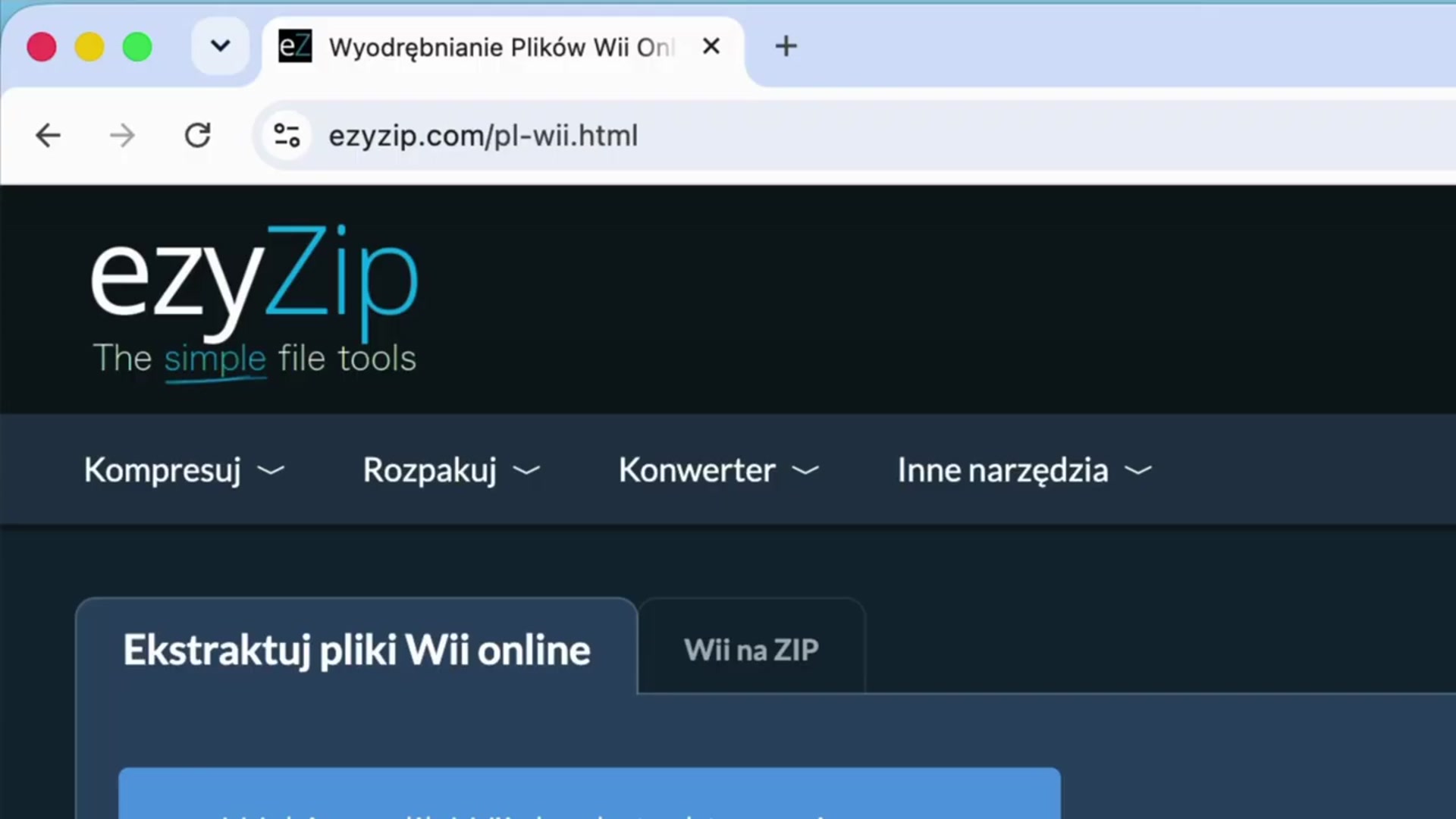 Video thumbnail for Jak Otworzyć i Rozpakować Pliki Wii Online za Darmo | Bez Instalacji Oprogramowania