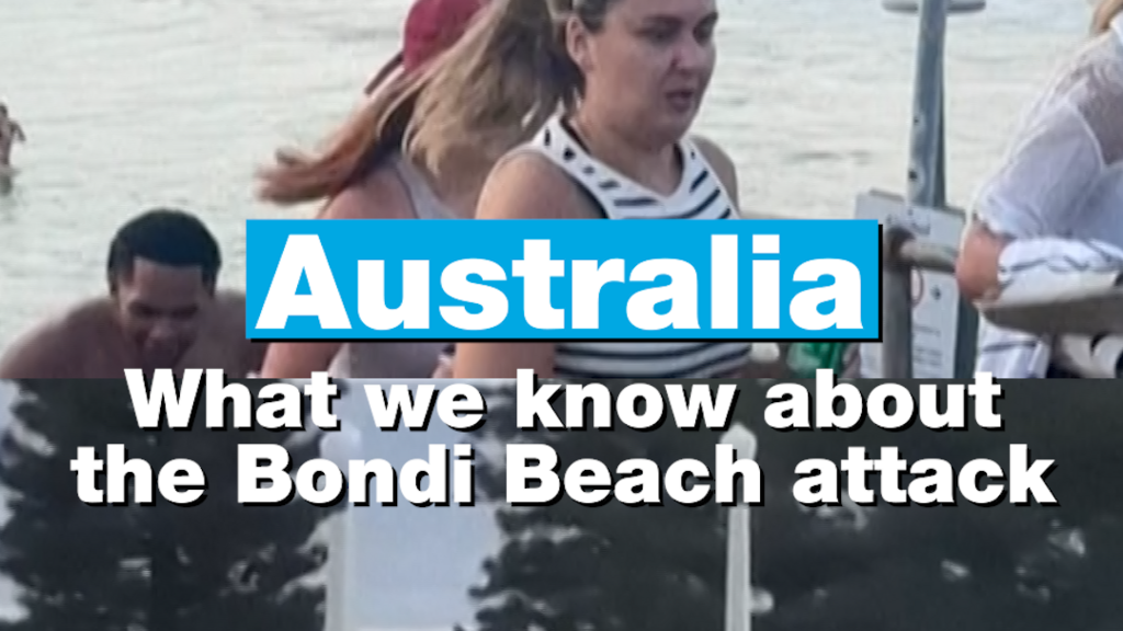 Video thumbnail for Australia: What we know about the Bondi Beach attack on a Jewish festival