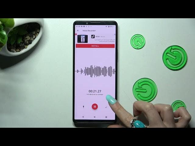 Video thumbnail for How to Record Sounds with  SONY XPERIA 5 IV - Voice Recorder