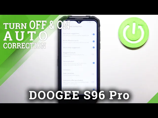 Video thumbnail for How to Activate Auto Correction in DOOGEE S96 Pro -  Text Correction