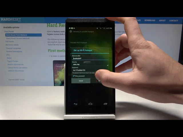 Video thumbnail for How to Turn On Portable Hotspot HP Slate 6 VoiceTab - Wi-Fi Share / Mobile Hotspot