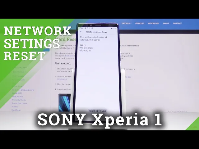 Video thumbnail for How to Reset Network Settings in SONY Xperia 1 – Fix Connection Problems