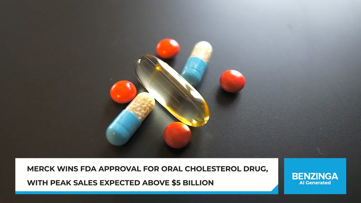 Video thumbnail for FDA Approves Merck Pill