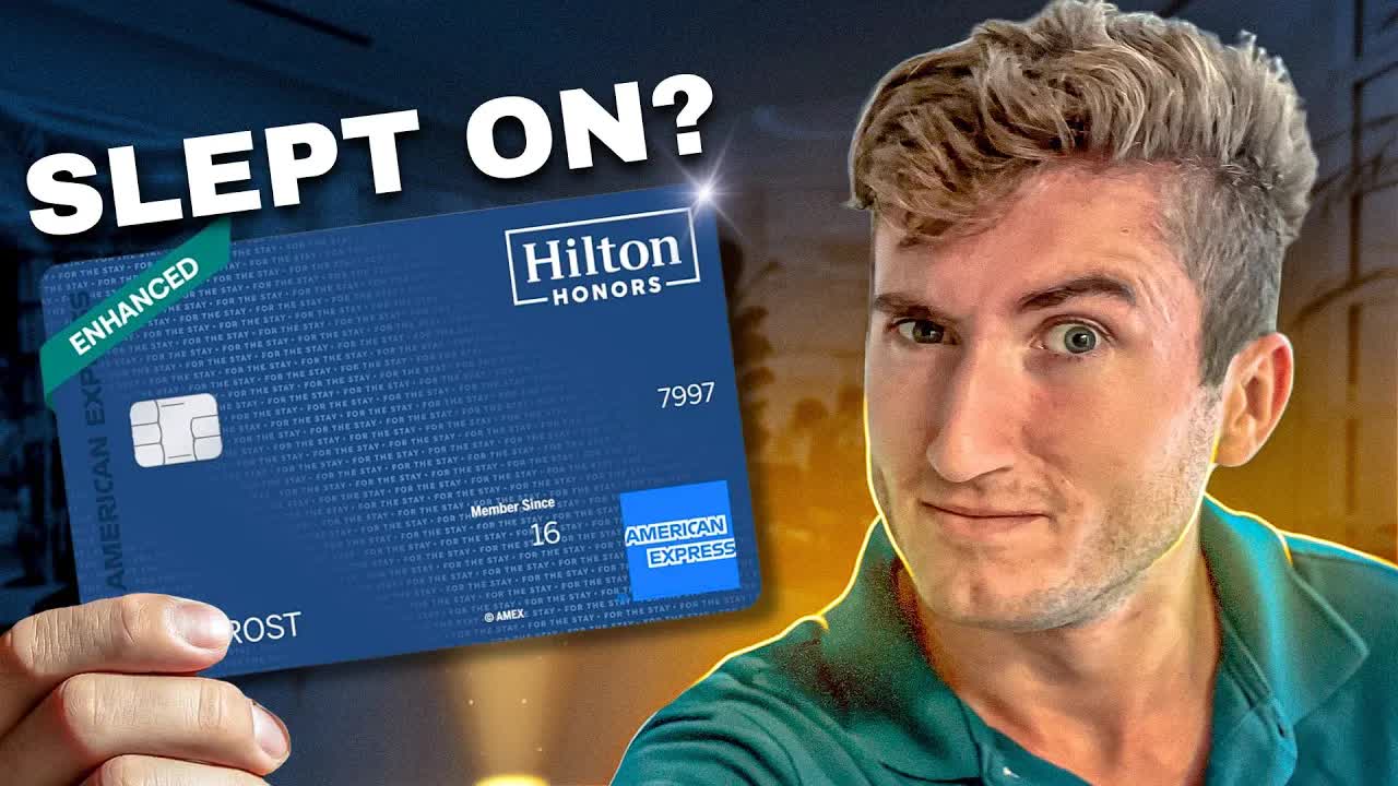 Video thumbnail for anthony venture: hilton surpass card: is it the best hotel credit card? gift cards, gold status & travel rewards
