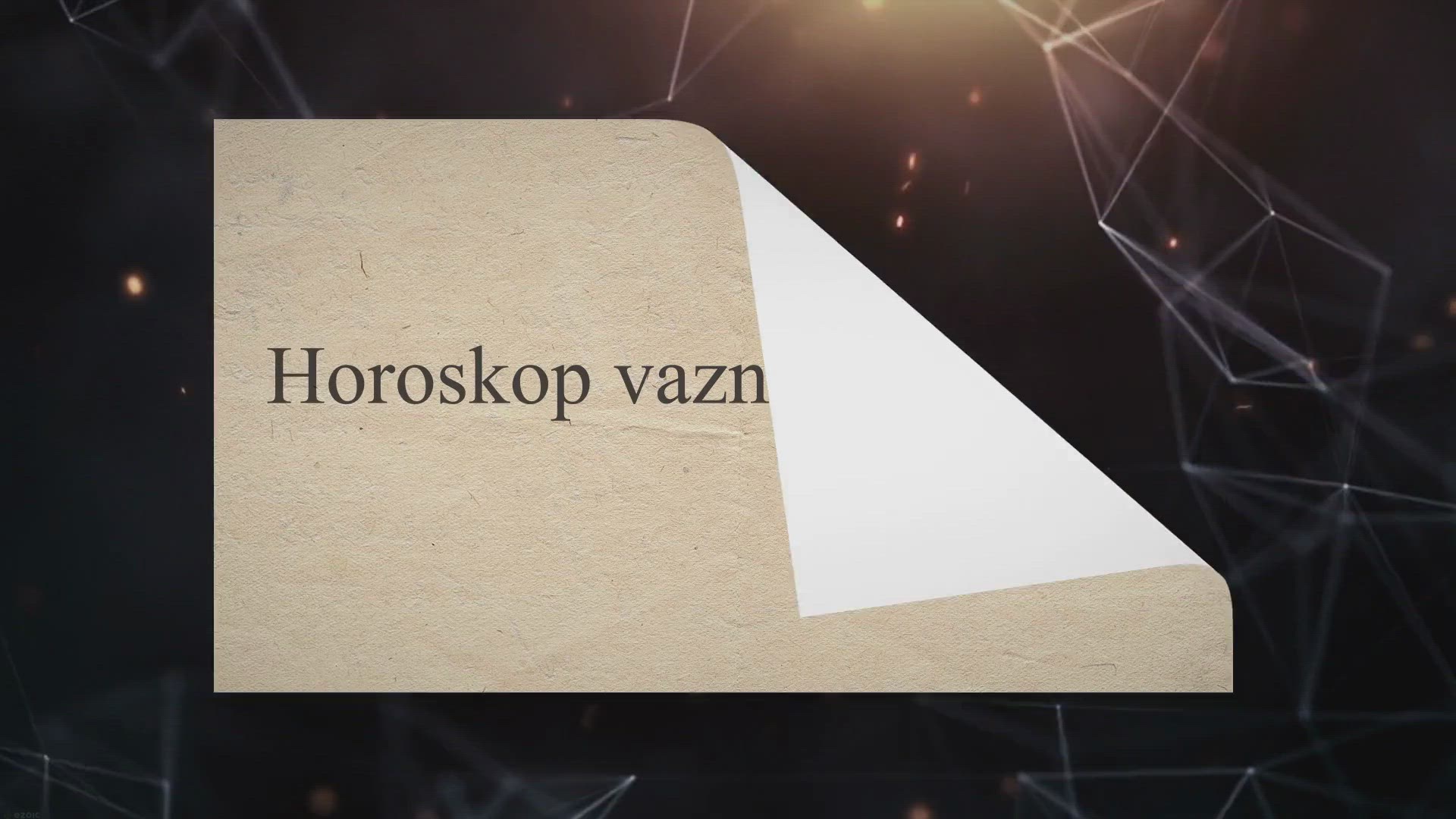 Video thumbnail for Jednom znaku bivsa ljubav se vraca da poremeti zivot, a nekome se sprema veliko razocarenje!