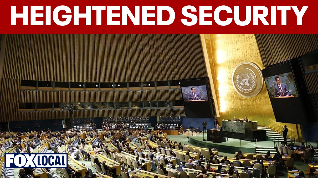 Video thumbnail for NYC prepares massive security operation for UN General Assembly in Manhattan