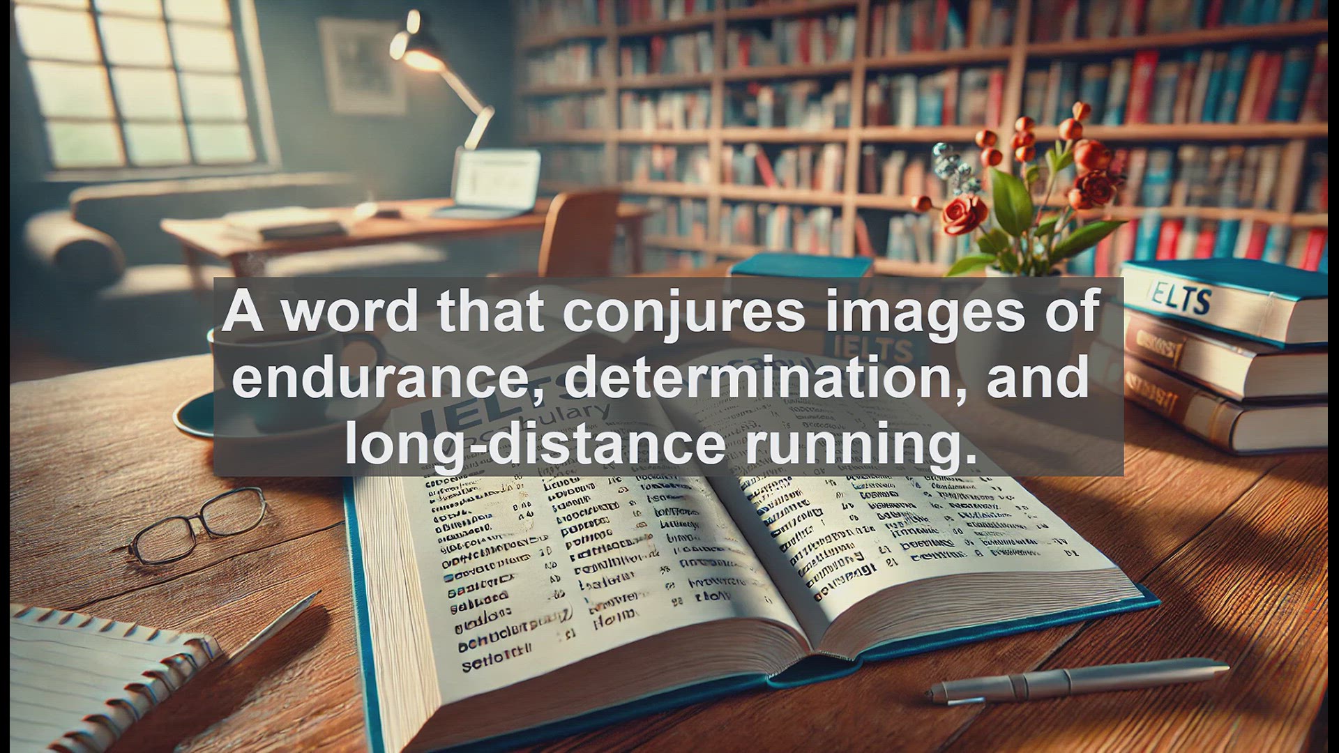 'Video thumbnail for 2500 Must Know IELTS 6.5 Vocabulary - Marathon: Mastering Its Use in IELTS'
