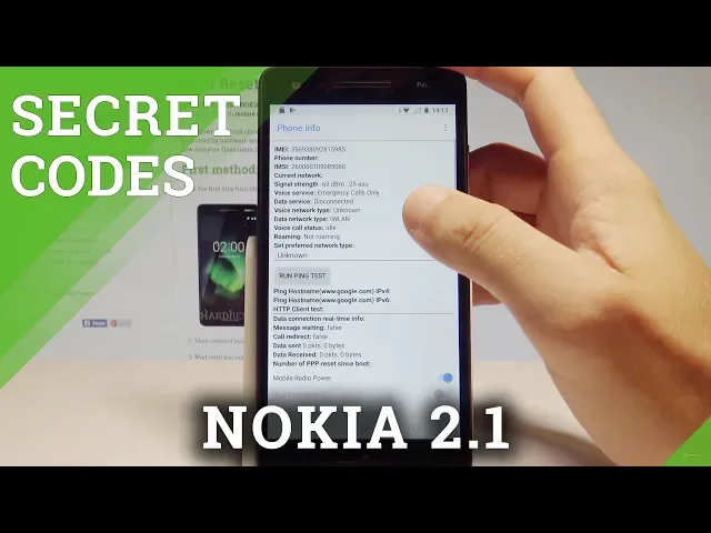 Video thumbnail for Secret Codes NOKIA 2.1 - Hidden Mode / Advanced Options / Service Menu
