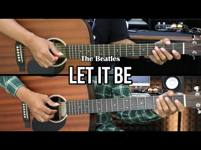 Video thumbnail for Let It Be - The Beatles | EASY Guitar Tutorial - Guitar Lessons
