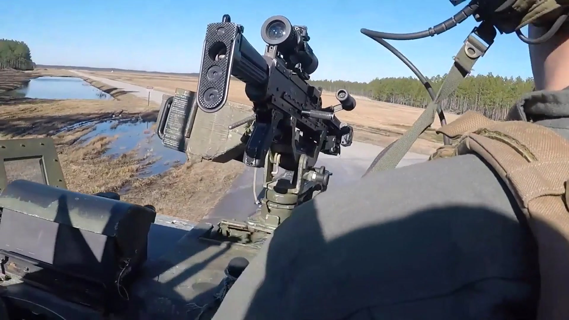 'Video thumbnail for Marines Drive LAV-25 • Fire Bushmaster Gun'