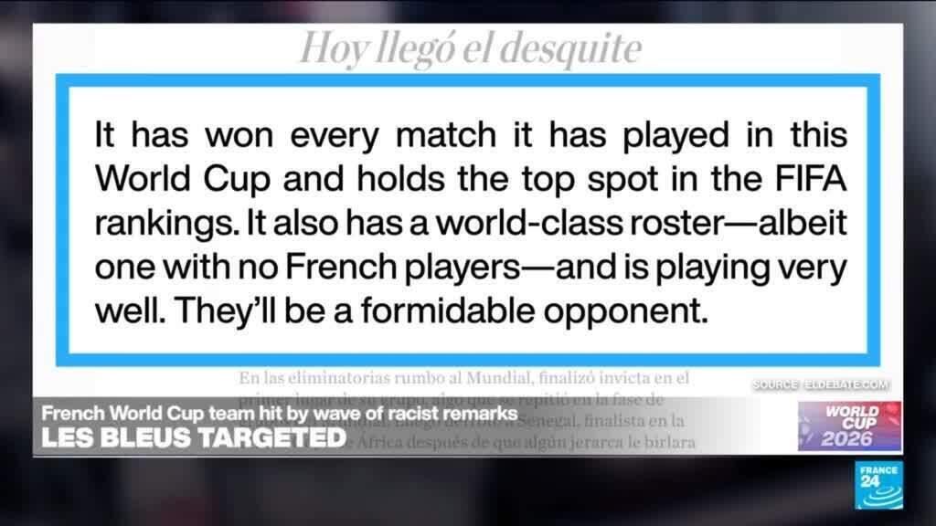 Video thumbnail for Spain's 'Formidable Opponent': Rajoy credits France's football success to having 'no French players'