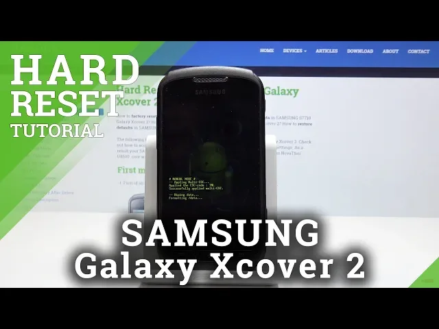 Video thumbnail for HARD RESET SAMSUNG Galaxy Xcover 2 - Bypass Screen Lock / Wipe Data