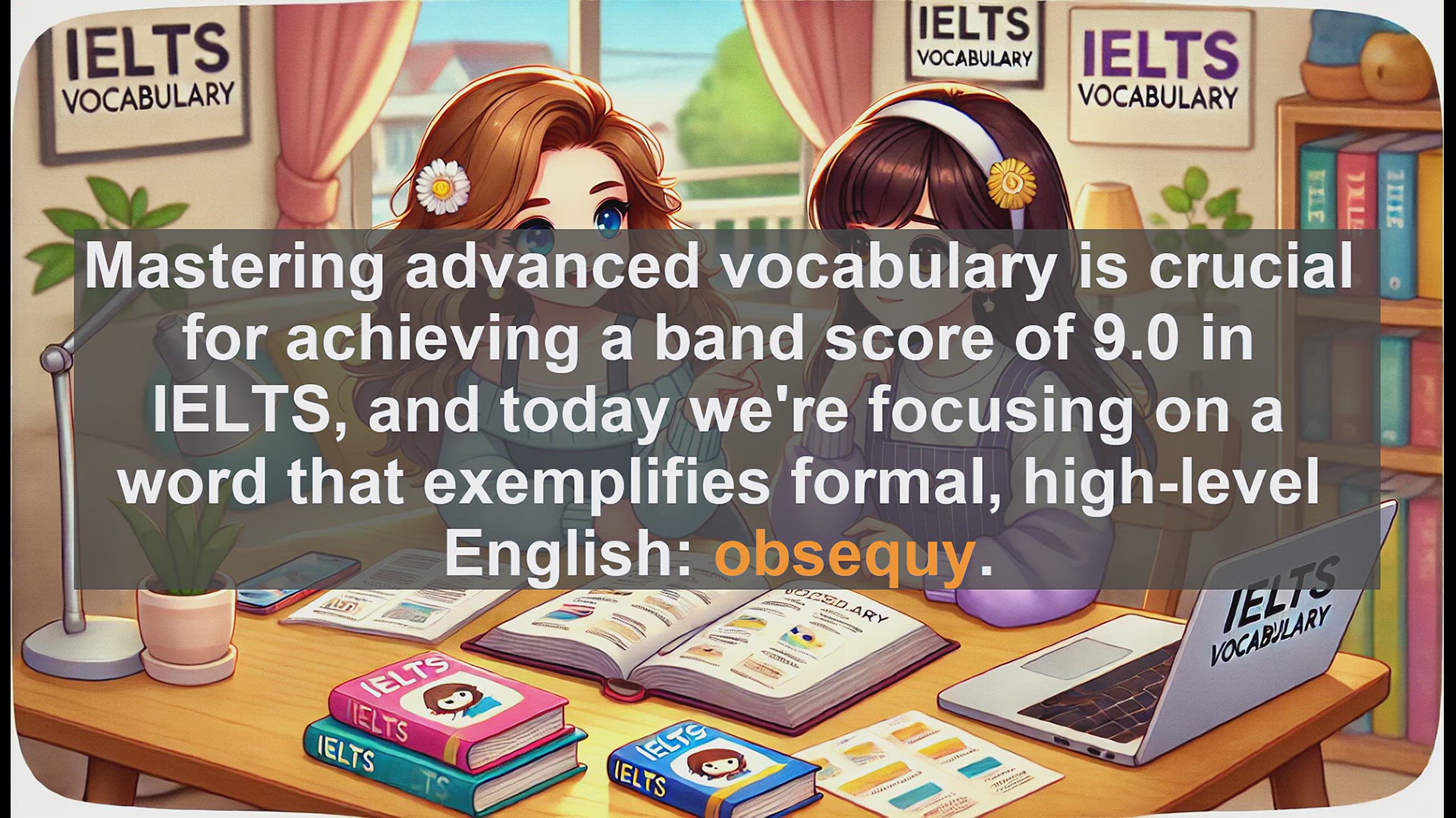 'Video thumbnail for 2000 Must Know IELTS 9.0 Vocabulary - IELTS Vocabulary: Understanding and Using 'Obsequy''