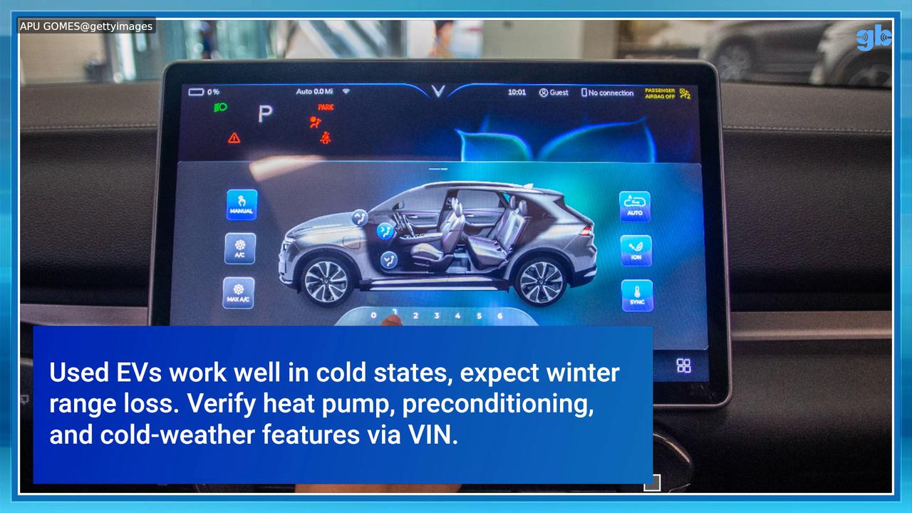 Video thumbnail for Used EVs in Winter: Real Range, Heat Pump, and Pre-Conditioning