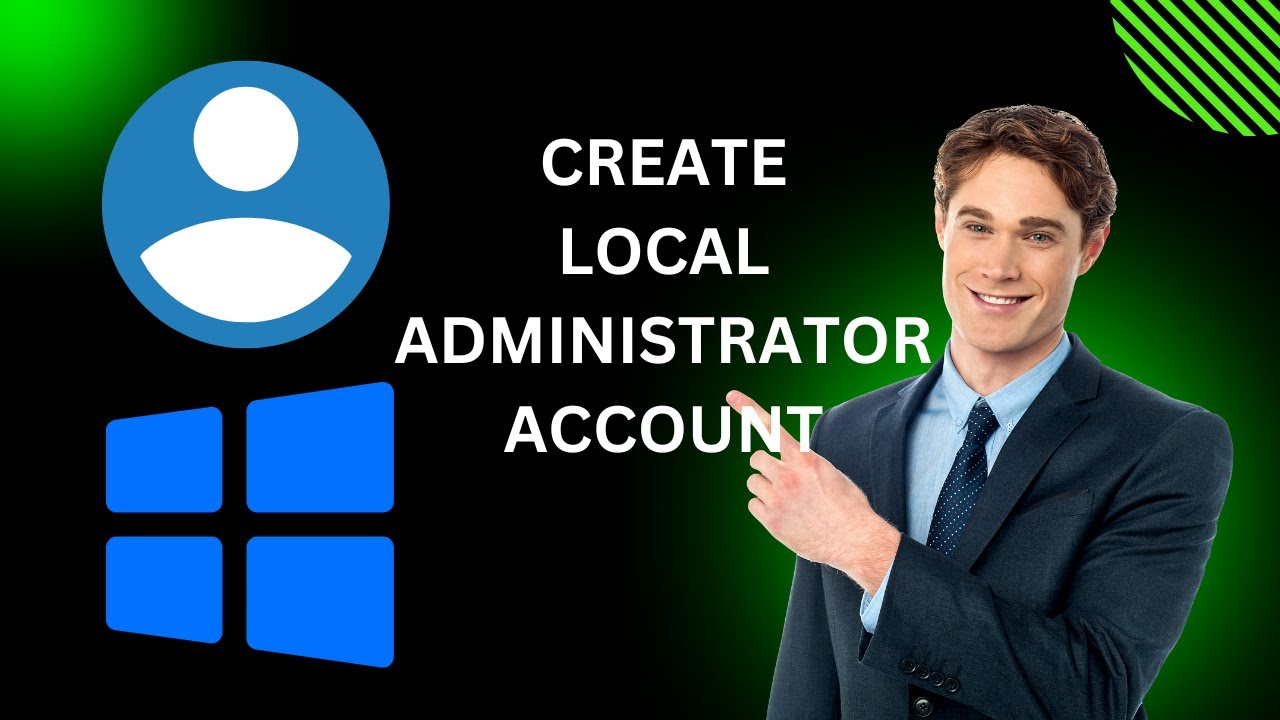 'Video thumbnail for How to Create a Local Administrator Account in Windows 10 | GearUpWindows Tutorial'