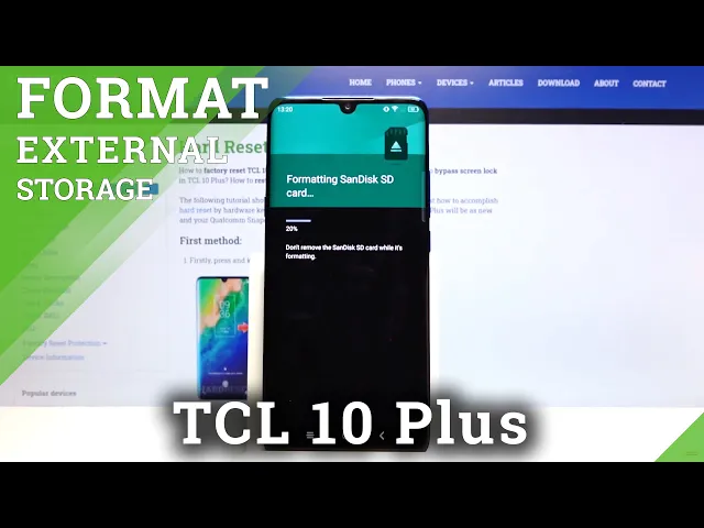 Video thumbnail for How to Format SD Card on TCL 10 Plus – Repair Memory SD card