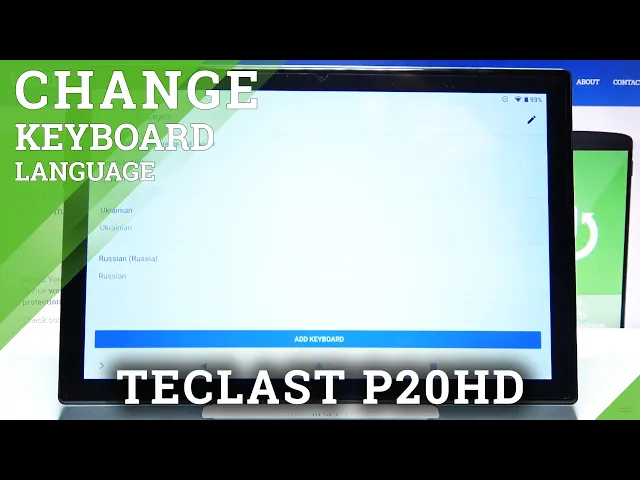 Video thumbnail for How to Change Keyboard Language on TECLAST P20HD – Input Settings