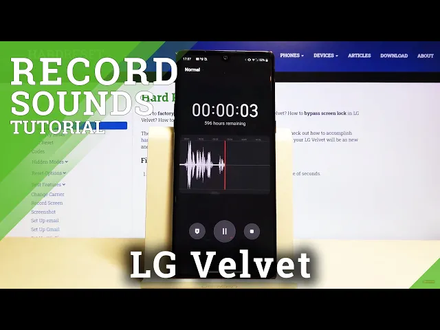 Video thumbnail for How to Record Sounds in LG Velvet – Voice Recorder