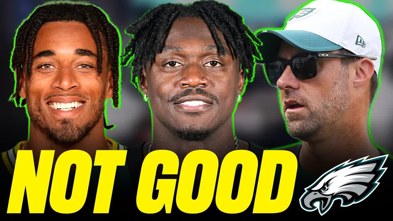 Video thumbnail for a to z sports philadelphia eagles: aj brown situation spirals! eagles must fix offensive issues now!