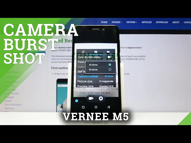 Video thumbnail for How to Take Series of Photos in VERNEE M5 – Take Burst Shot