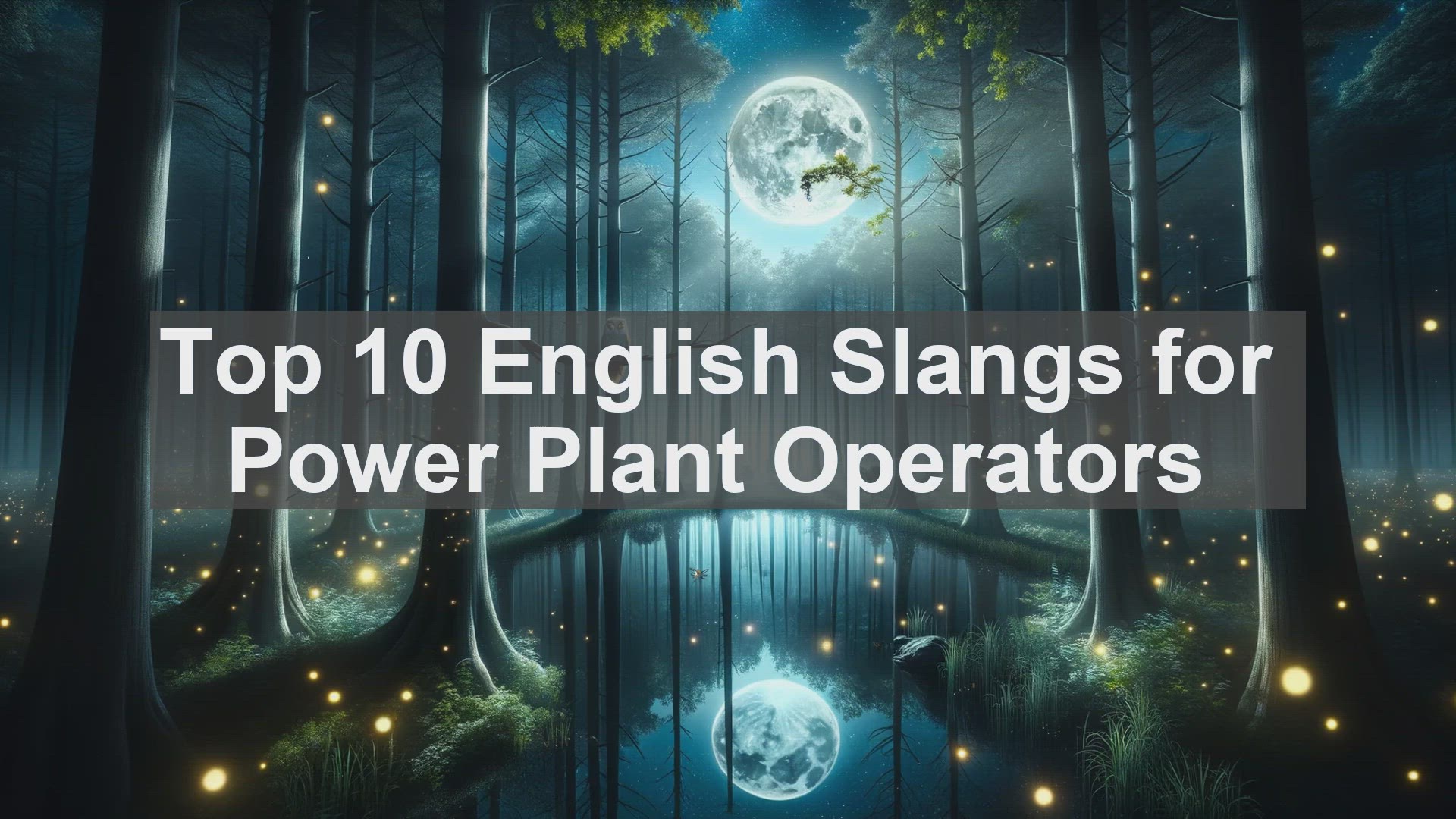 'Video thumbnail for Top 10 English Slangs for Power Plant Operators'