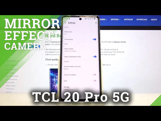 Video thumbnail for How to Enable Camera Mirror Effect on TCL 20 Pro 5G – Disable Camera Mirror Effect