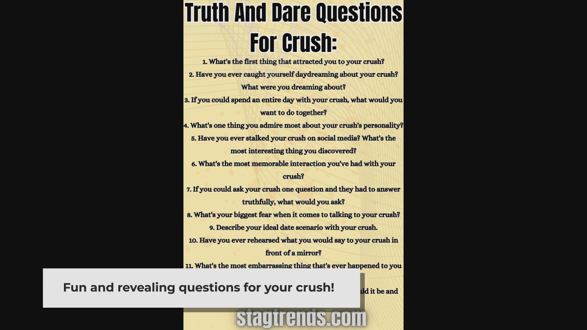 Video thumbnail for Truth And Dare Questions For Crush