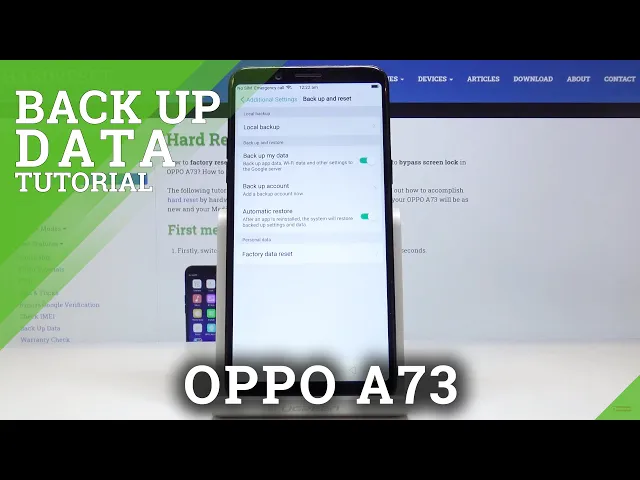 Video thumbnail for How to Backup Data on OPPO A73 – Google Backup Feature