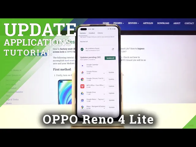 Video thumbnail for How to Update Apps in OPPO Reno 4 Lite – Find App Updates