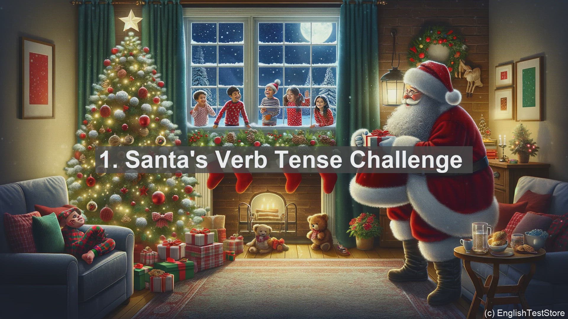 'Video thumbnail for Top 10 Christmas themed English Grammar Exercises for Christmas Day'