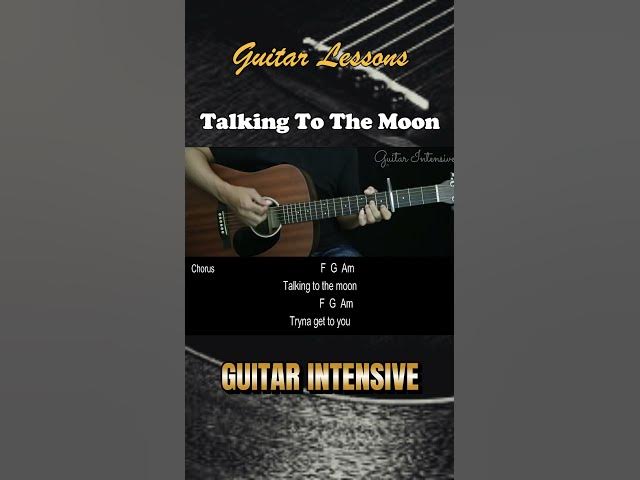 Video thumbnail for Talking to the Moon - Bruno Mars | EASY Guitar Tutorial with Chords / Lyrics