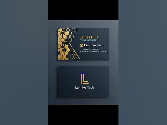 Video thumbnail for How to make business cards #photoediting