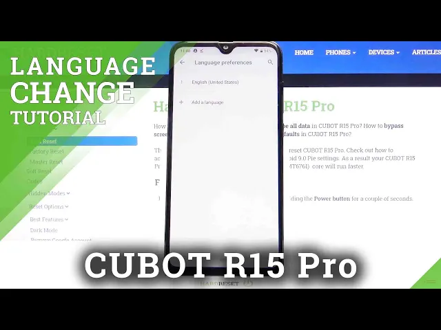 Video thumbnail for How to Change System Language on CUBOT R15 Pro – List of Languages