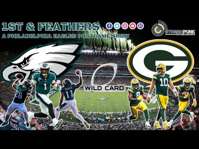 Video thumbnail for 1st & Feathers | Philadelphia vs Green Bay | Wildcard | Round Eagles Postgame Show