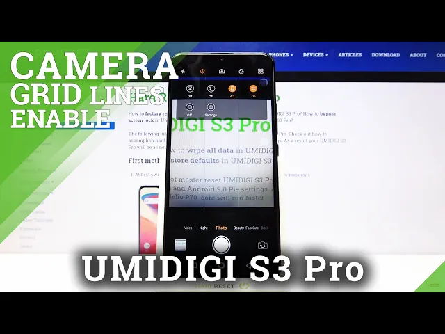 Video thumbnail for How to Manage Camera Grid Lines in UMIDIGI S3 Pro – Find Grid Lines Option