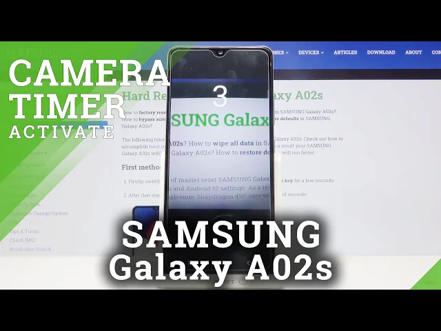 Video thumbnail for How to Set Camera Timer in SAMSUNG Galaxy A02s