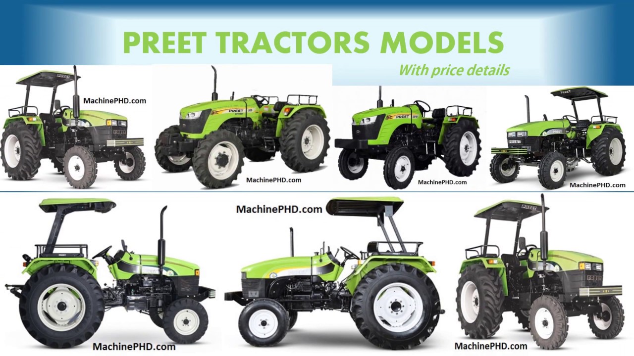 Video thumbnail for All Preet tractor models with price | quick View