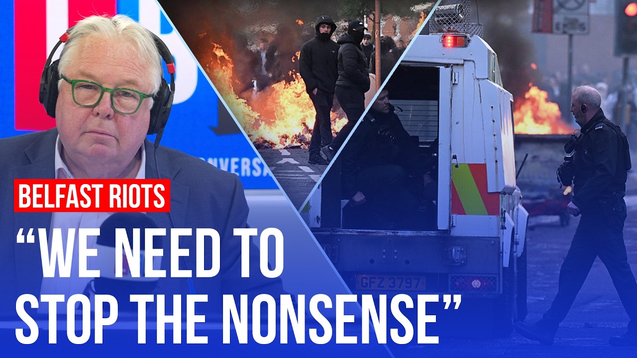 Video thumbnail for LBC callers react to Belfast riots