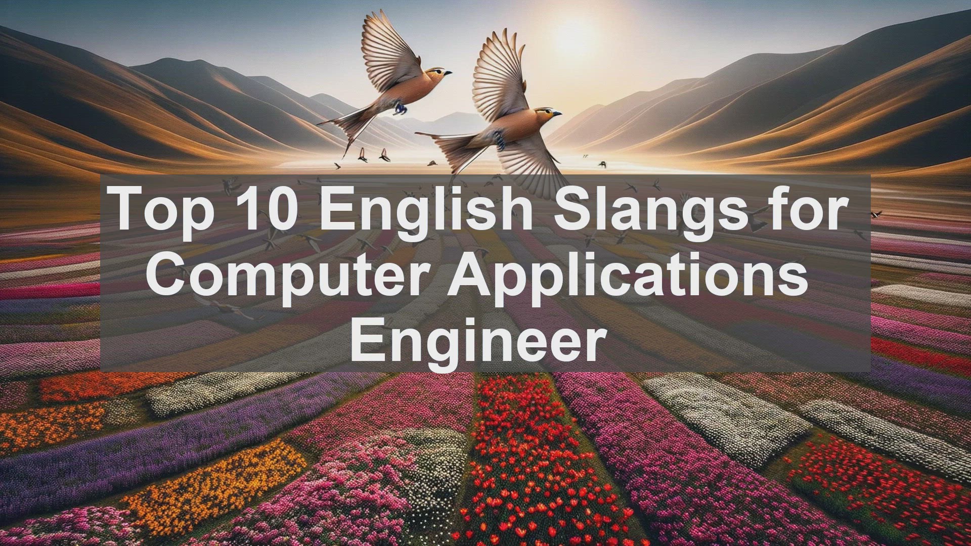 'Video thumbnail for Top 10 English Slangs for Computer Applications Engineer'