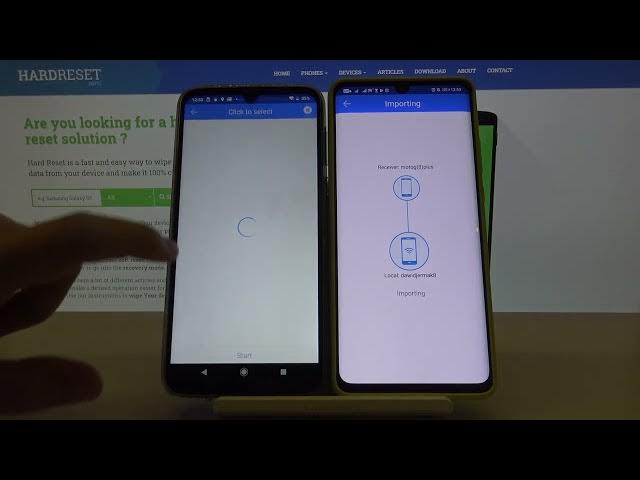 Video thumbnail for How to Transfer Data from MOTOROLA Moto G8 Plus to Android Phone – CLONEit App
