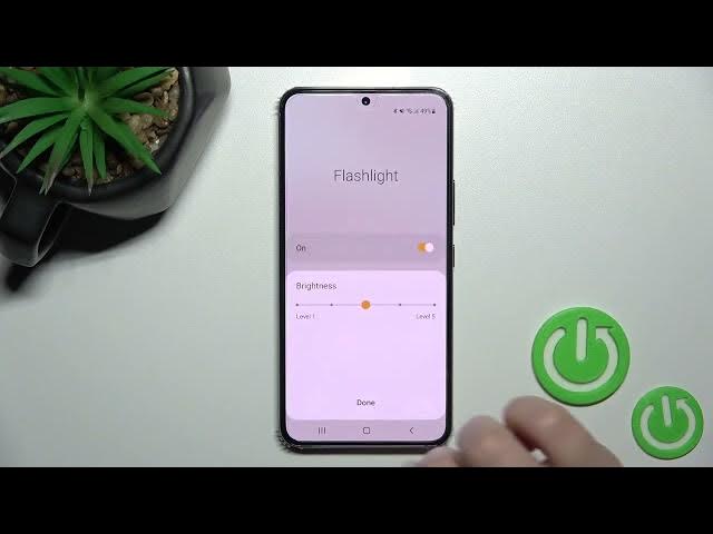 Video thumbnail for How to Switch On Flashlight on Samsung Galaxy S22 – Activate Flashlight